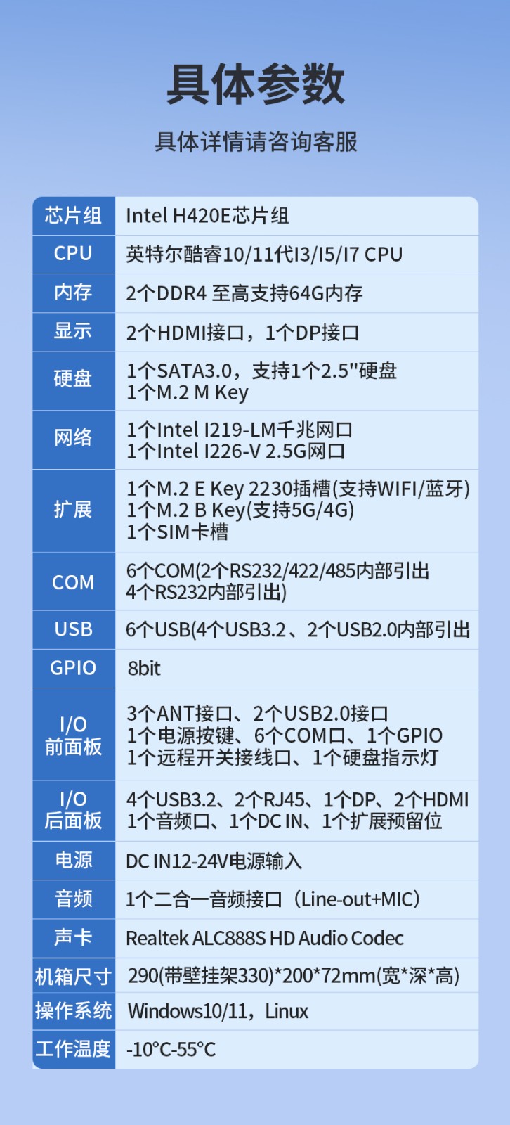 嵌入式Linux主機(jī),酷睿10/11代CPU,無風(fēng)扇靜音設(shè)計(jì),DTB-3065-H420E.jpg
