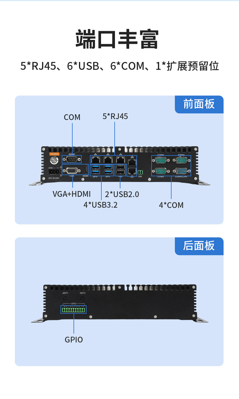 65W功耗無風(fēng)扇主機(jī)電腦,多網(wǎng)多USB小型上海工控機(jī),DTB-3042-H110.jpg